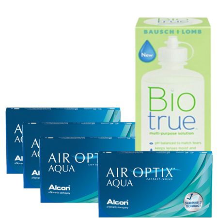 AIR OPTIX AQUA AVANTAJ PAKET (4 KUTU)