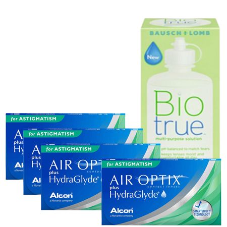 AIR OPTIX HYDRAGLYDE FOR ASTIGMATISM AVANTAJ PAKET (4 KUTU)