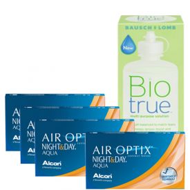 AIR OPTIX NIGHT & DAY AQUA AVANTAJ PAKET (4 KUTU)