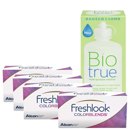 FRESHLOOK HARELİ NUMARASIZ AVANTAJ PAKET (4 KUTU)