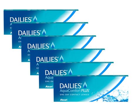 DAILIES AQUA COMFORT PLUS AVANTAJ PAKET (6 KUTU)