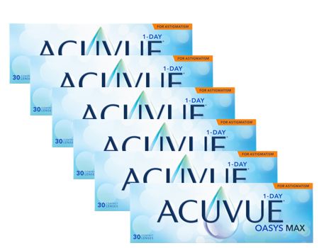 ACUVUE OASYS MAX 1 DAY FOR ASTIGMATISM AVANTAJ PAKET (6 KUTU)